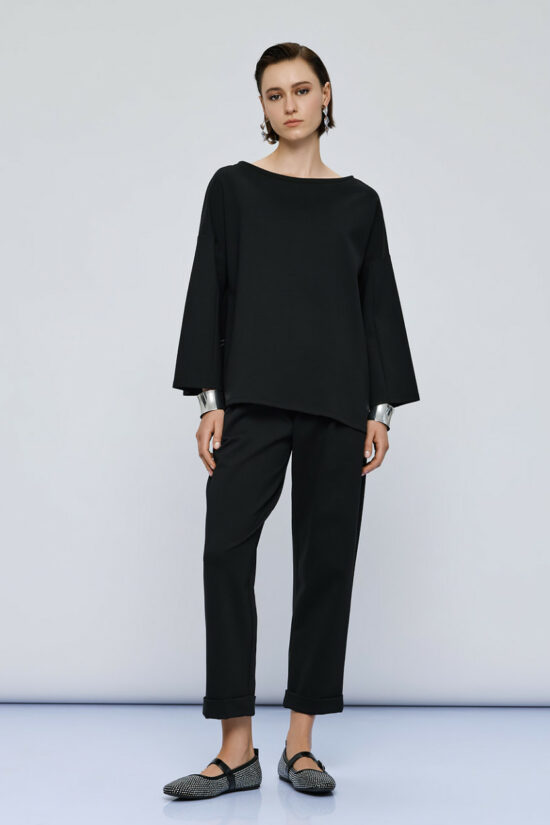 Access Fashion μπλούζα με χαμόγελο λαιμόκοψη