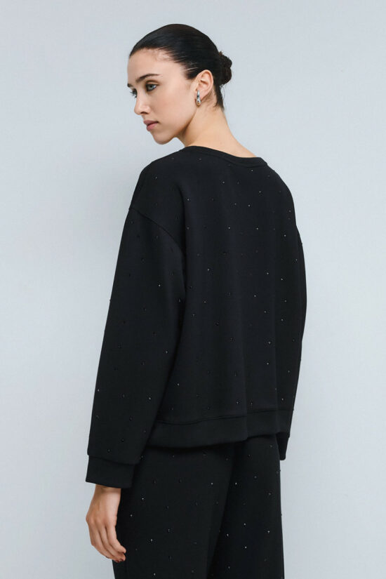 Access Fashion μπλούζα φούτερ με στρας