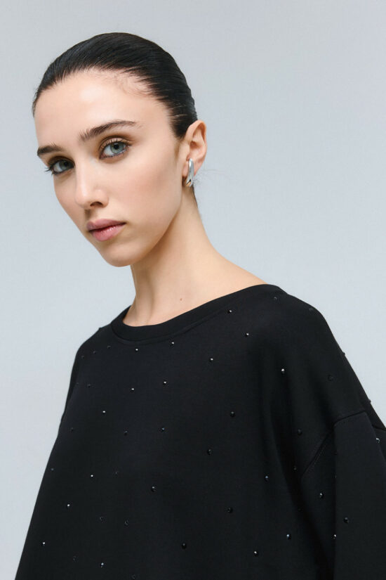 Access Fashion μπλούζα φούτερ με στρας
