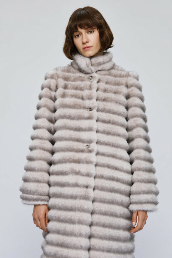 Access Fashion τζάκετ μακρύ με συνθετική γούνα