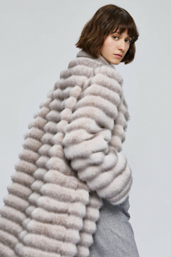 Access Fashion τζάκετ μακρύ με συνθετική γούνα