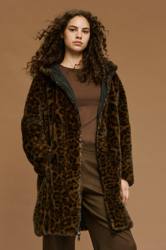 Access Fashion τζάκετ με συνθετική γούνα διπλής όψης