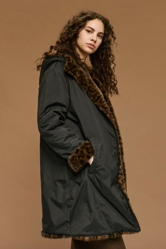 Access Fashion τζάκετ με συνθετική γούνα διπλής όψης