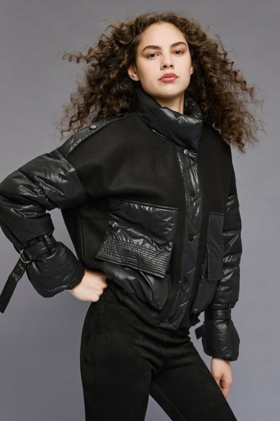 Access Fashion μπουφάν κοντό puffer
