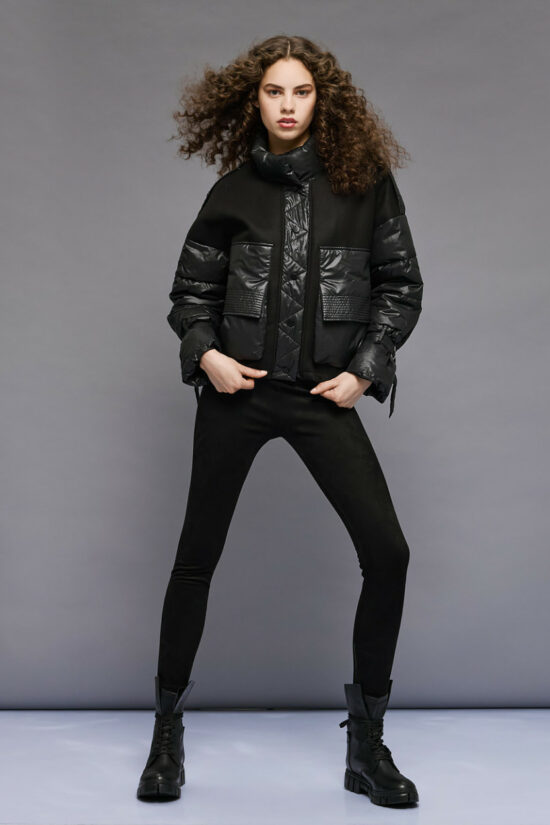 Access Fashion μπουφάν κοντό puffer