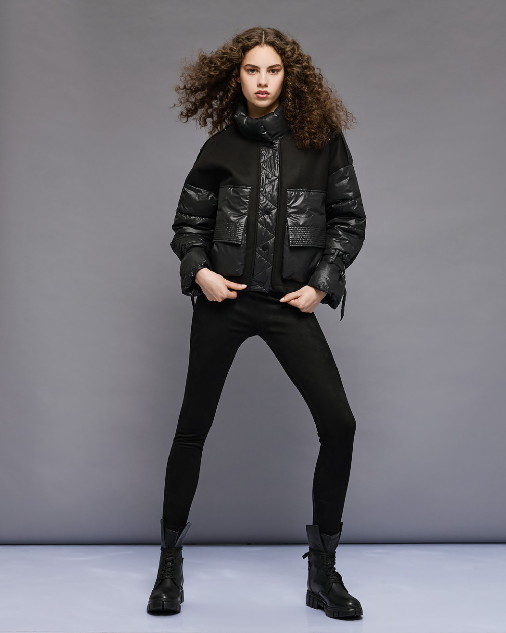 Access Fashion μπουφάν κοντό puffer