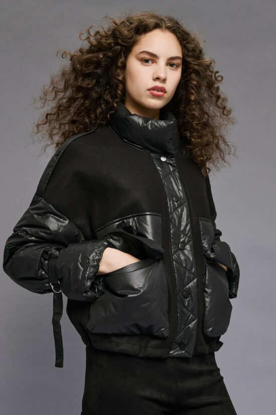 Access Fashion μπουφάν κοντό puffer