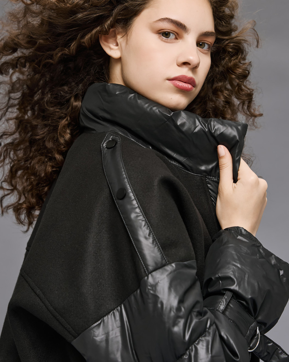 Access Fashion μπουφάν κοντό puffer