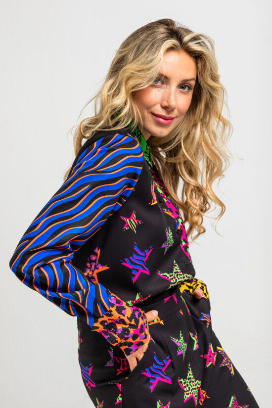 Lolina πουκάμισο multi print