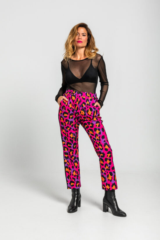 Lolina παντελόνι animal print
