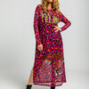 Lolina φόρεμα maxi animal print