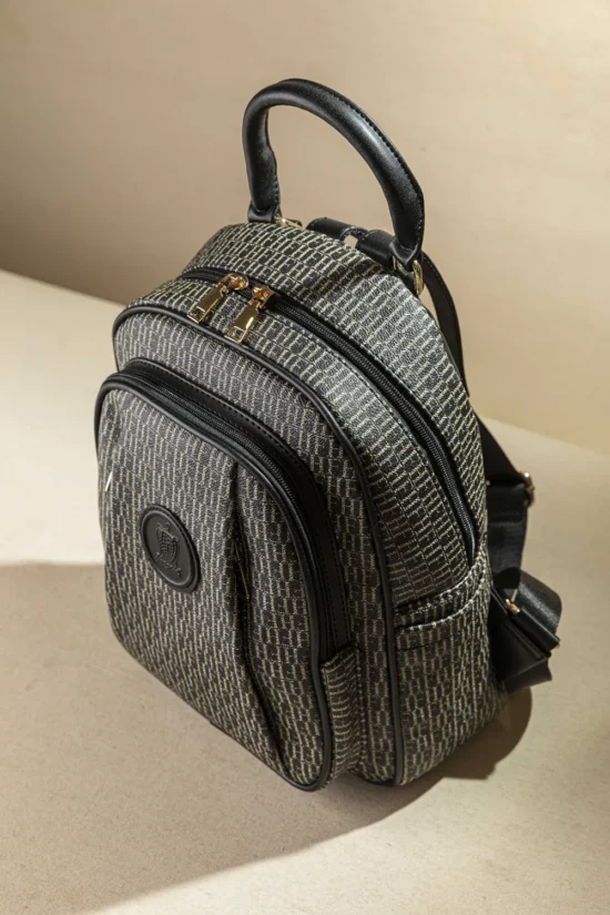 Fragola allday backpack με πολλές τσέπες με casual logo