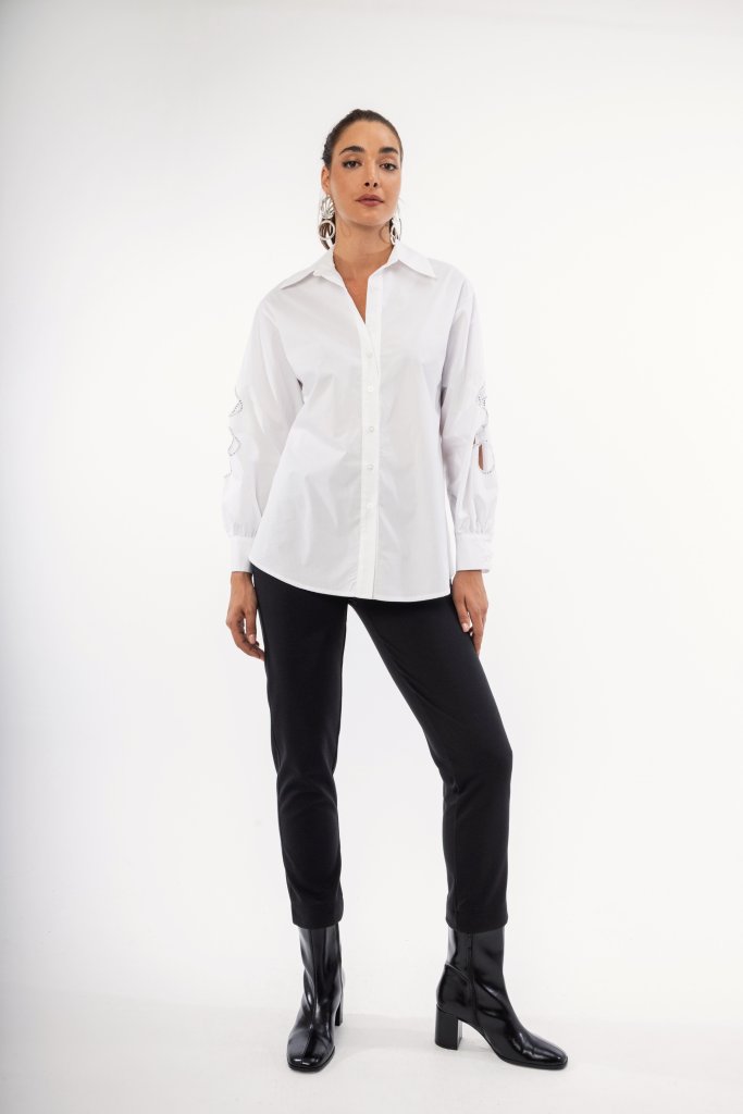 Open Fashion πουκάμισο με ανοίγματα