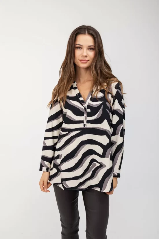 Open Fashion πουκάμισο με εμπριμέ σχέδια