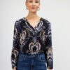 Open Fashion πουκάμισο με λαχούρια σχέδια