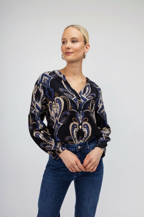 Open Fashion πουκάμισο με λαχούρια σχέδια
