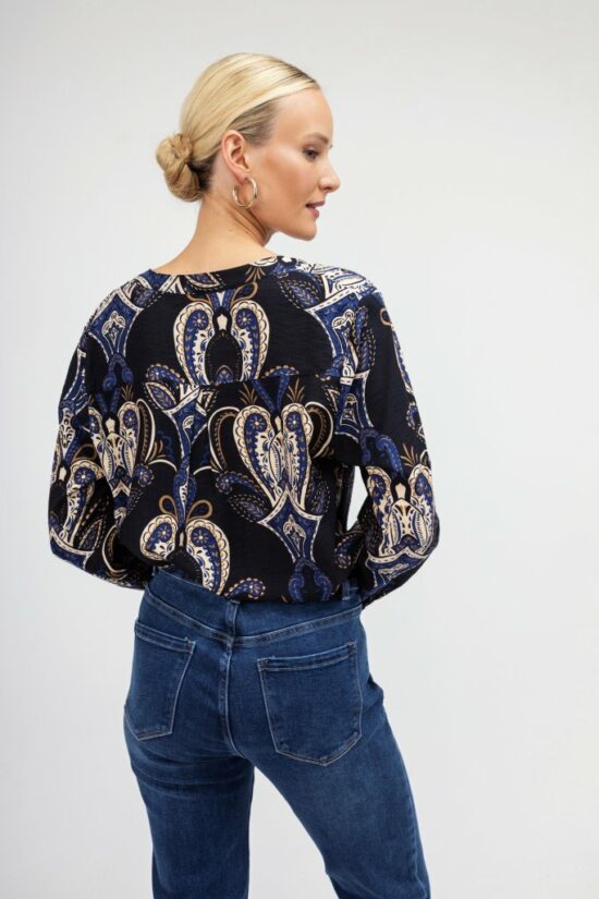 Open Fashion πουκάμισο με λαχούρια σχέδια