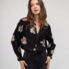 Open Fashion πουκάμισο με boho λουλούδια
