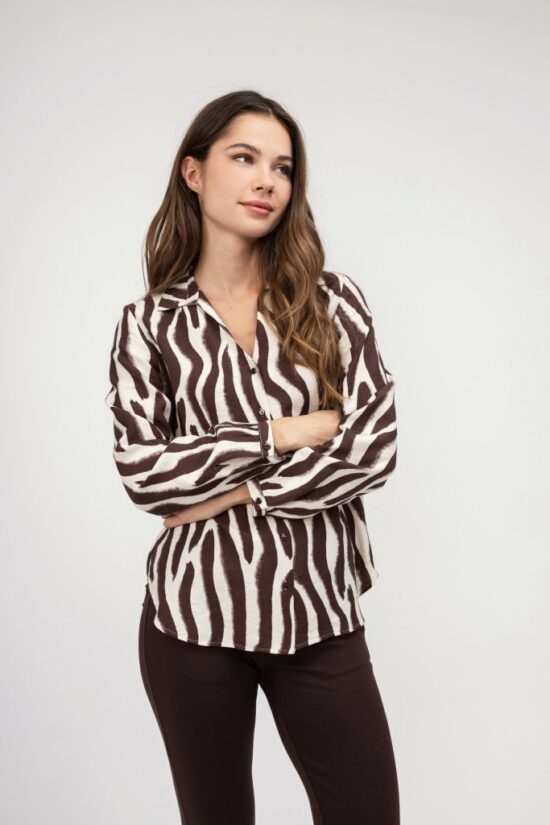 Open Fashion πουκάμισο animal print