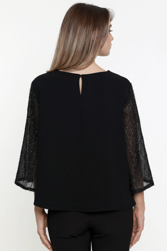 Access Fashion μπλούζα με μανίκια διάτρητα