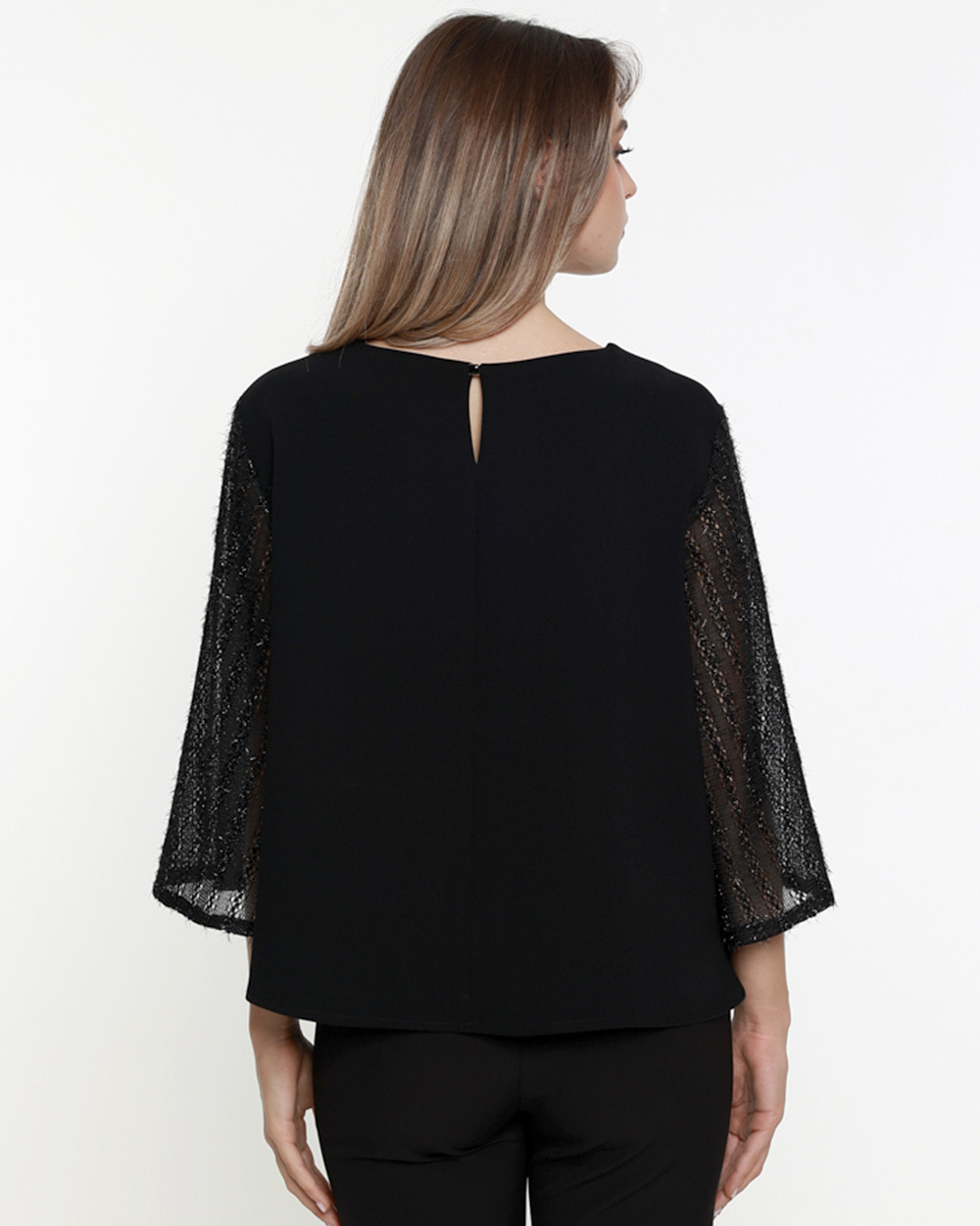 Access Fashion μπλούζα με μανίκια διάτρητα