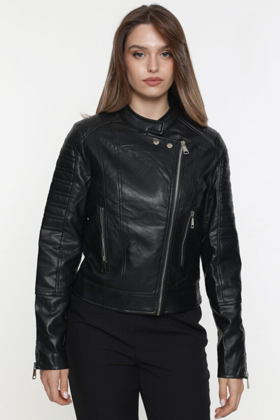 Μπουφάν δερματίνη