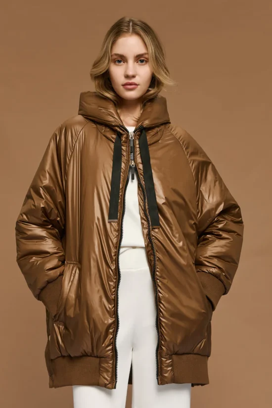 Access Fashion μπουφάν puffer με κουκούλα