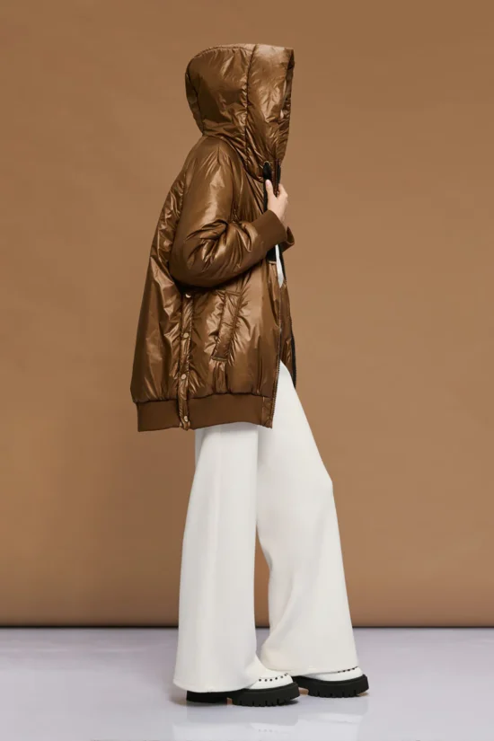 Access Fashion μπουφάν puffer με κουκούλα