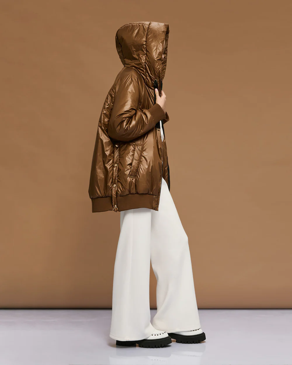 Access Fashion μπουφάν puffer με κουκούλα