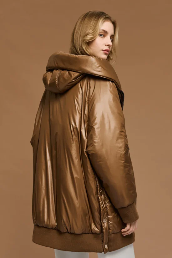 Access Fashion μπουφάν puffer με κουκούλα