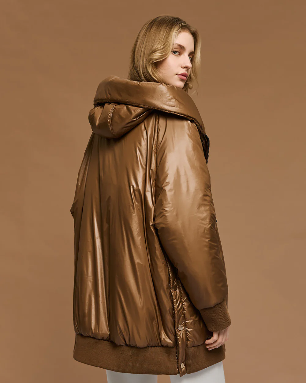 Access Fashion μπουφάν puffer με κουκούλα