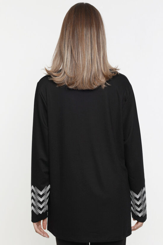 Μπλούζα με τύπωμα και στρας