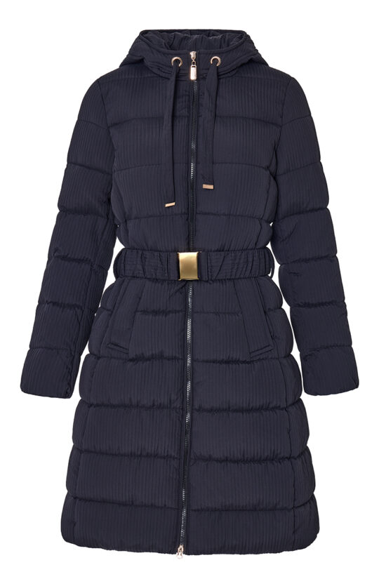 Forel μπουφάν με κουκούλα και ζώνη