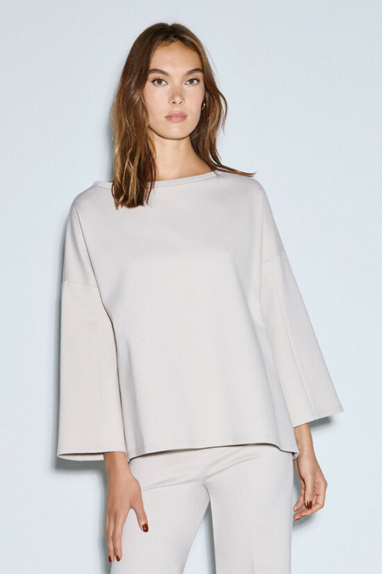 Access Fashion μπλούζα με χαμόγελο λαιμόκοψη