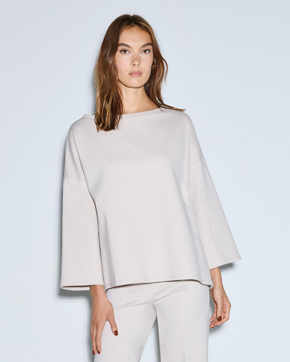 Access Fashion μπλούζα με χαμόγελο λαιμόκοψη