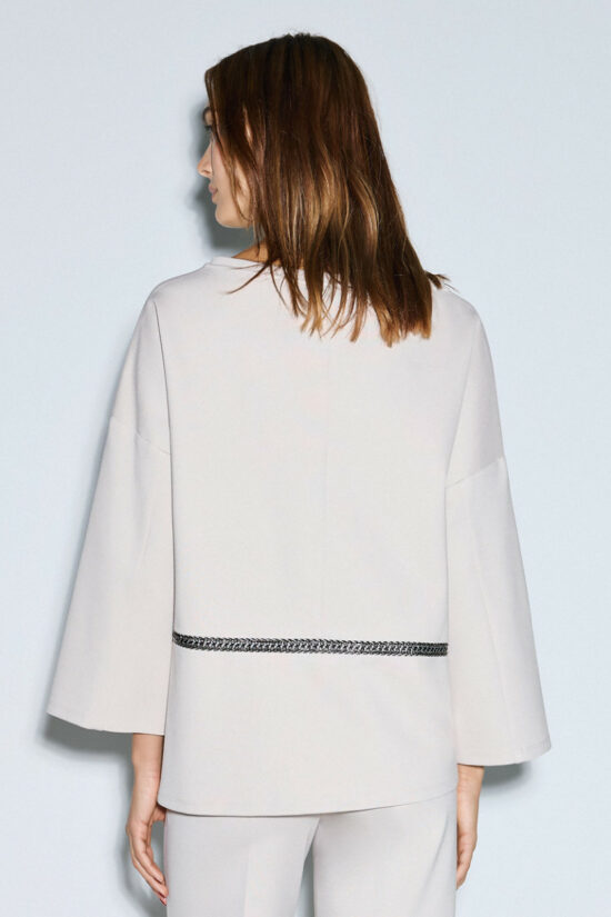 Access Fashion μπλούζα με χαμόγελο λαιμόκοψη