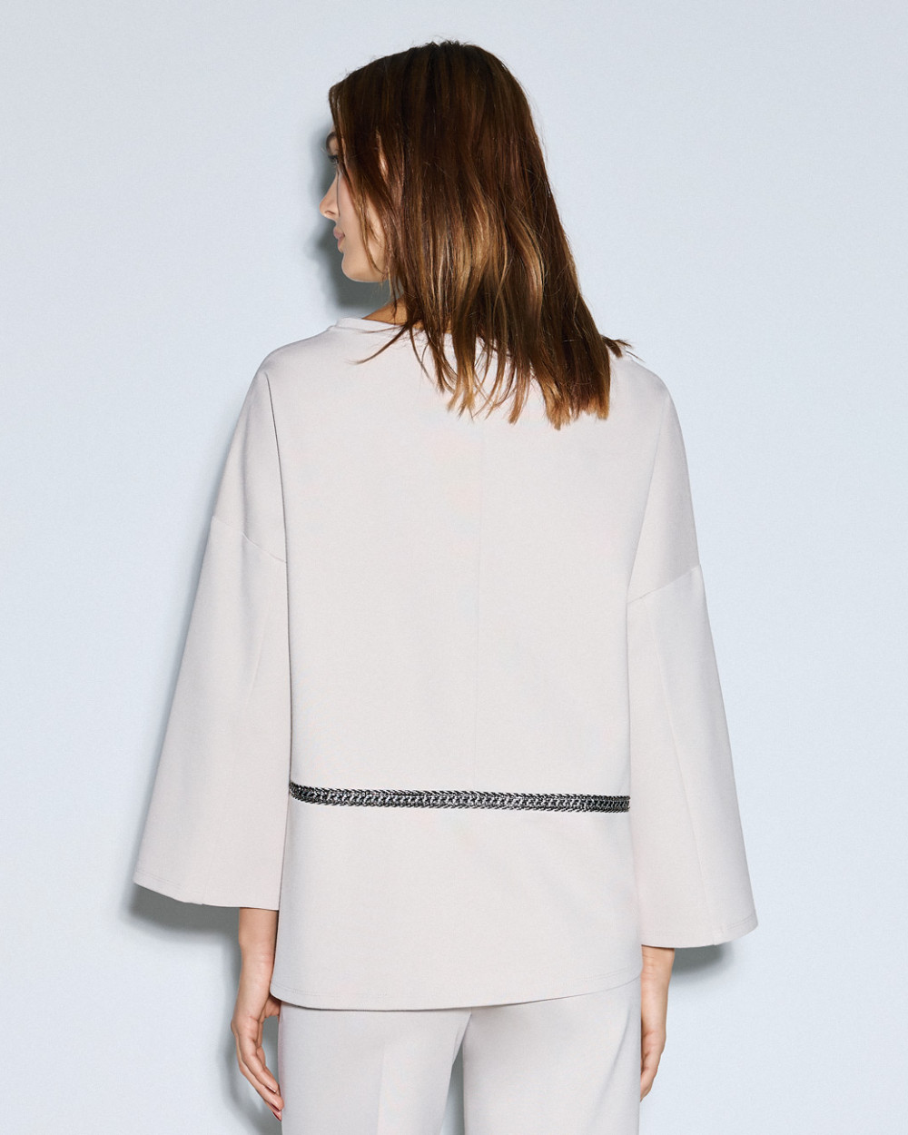 Access Fashion μπλούζα με χαμόγελο λαιμόκοψη