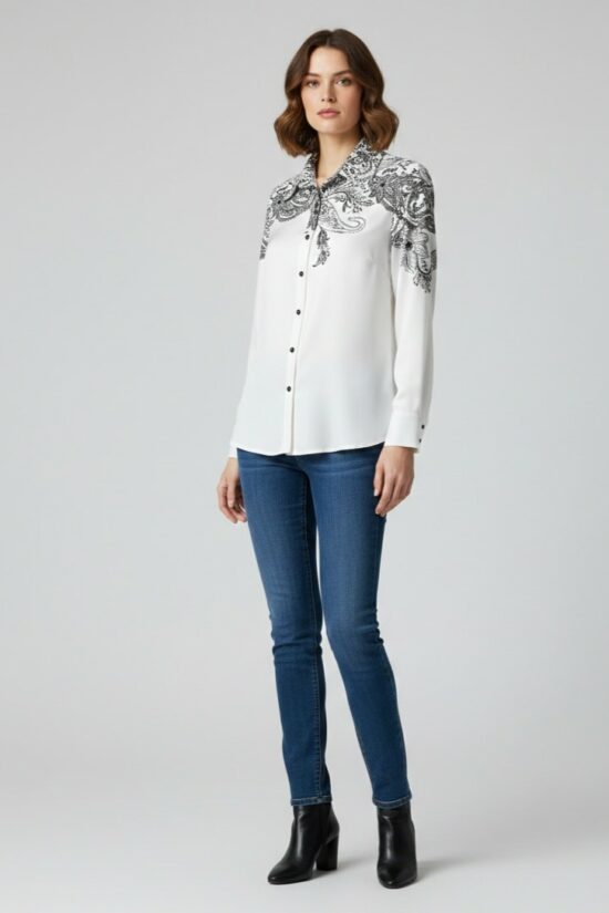 Open Fashion πουκάμισο με floral σχέδιο