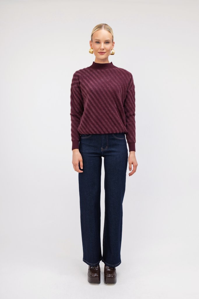 Open Fashion τζιν παντελόνι wide leg