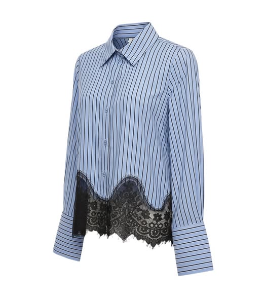 Πουκάμισο cropped ριγέ