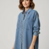 Τζιν πουκάμισο oversized