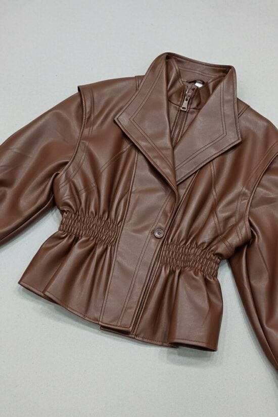 Τζάκετ όψη δέρματος