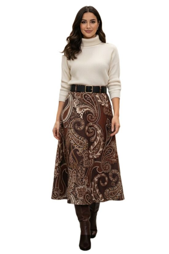 Φούστα maxi λαχούρια