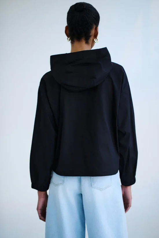 Access Fashion τζάκετ bomber με κουκούλα