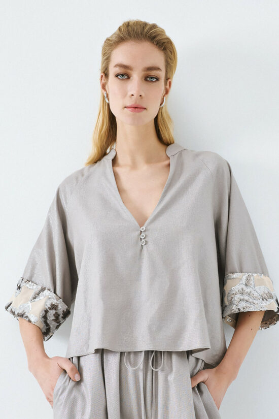 Alternative view of Access Fashion σετ με λεπτομέρειες παγιέτα