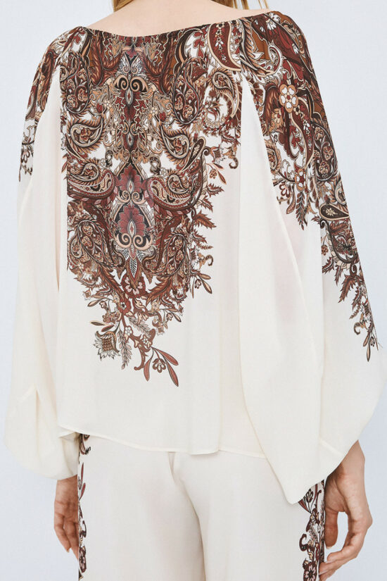 Access Fashion μπλούζα εμπριμέ με δέσιμο