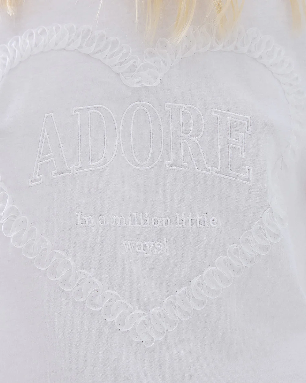 Access Fashion t-shirt με κέντημα