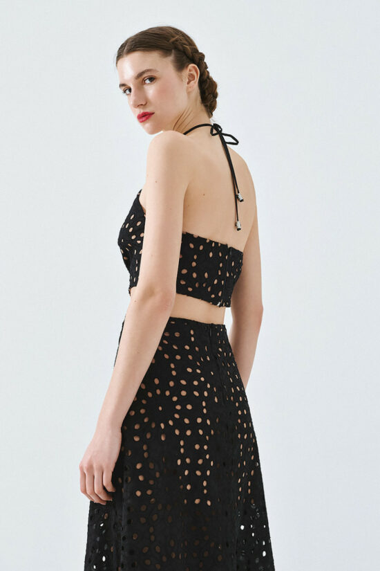 Access Fashion φόρεμα μπροντερί cut out