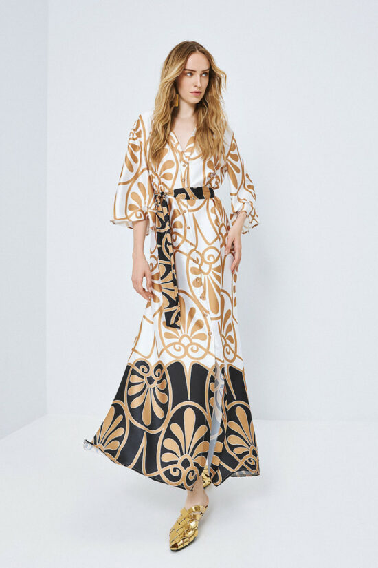 Access Fashion φόρεμα εμπριμέ με ζώνη