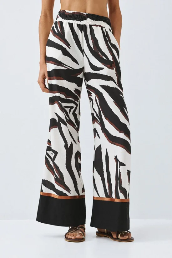 Access Fashion παντελόνα εμπριμέ με λάστιχο